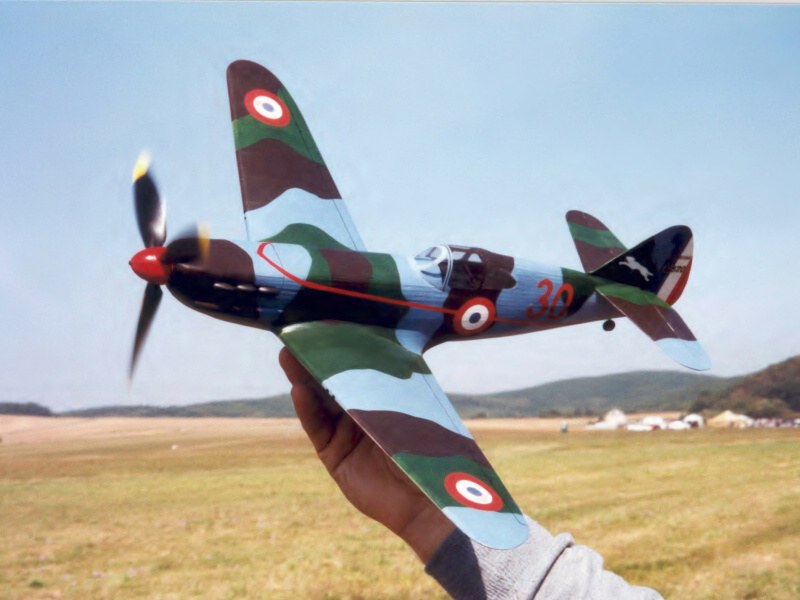 Dewoitine D-520 (built by: Petr Kolář, photo: Felda)