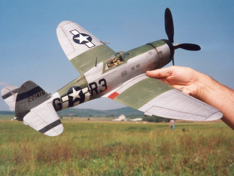 Republic P-47 Thunderbolt (built by: Jiří Merta, photo: Felda)