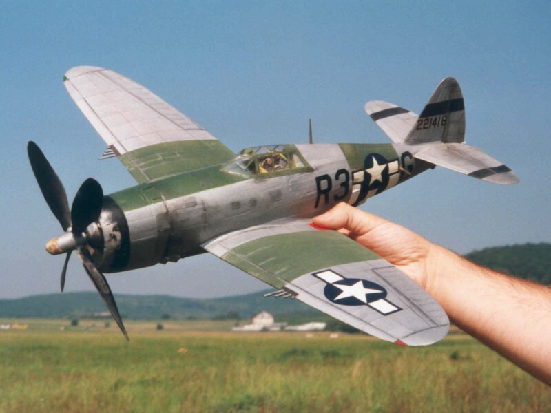 Republic P-47 Thunderbolt (built by: Jiří Merta, photo: Felda)