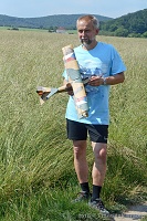 Vítěz kategorie M-EL Pavel Stráník s modelem Aero A-14