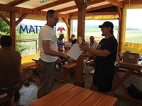 Dekorování vítěze