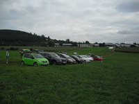 Nedělní počasí už bylo trochu pošmourné, i účastníků ubylo