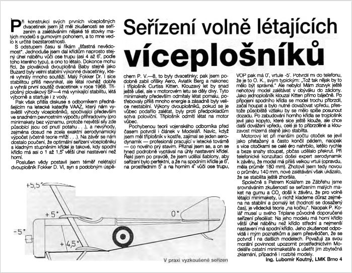 Seřízení volně létajících víceplošníků - ILK, Mo 11-1993.jpg