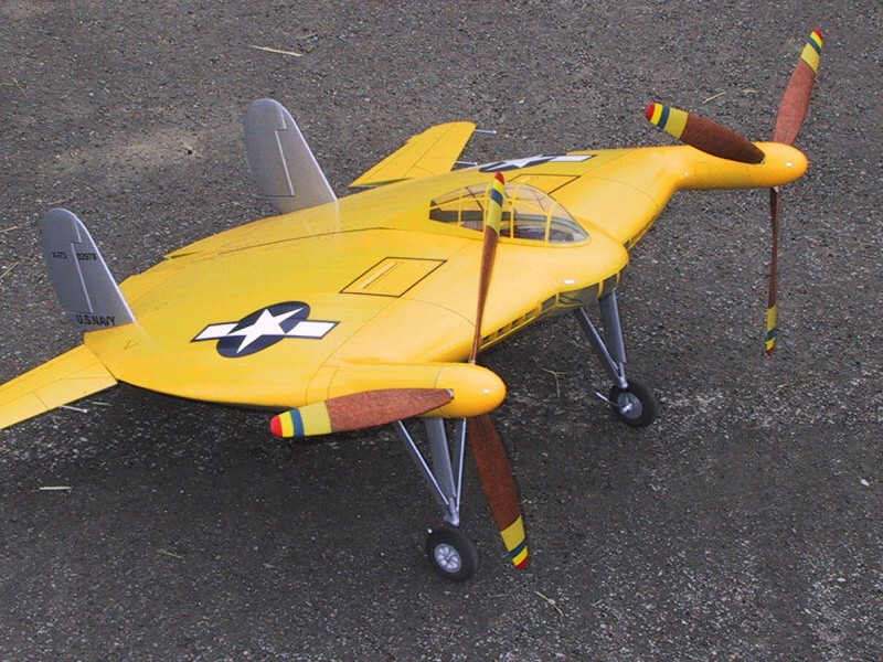 Vought V.173 (building: Antonín Alfery, photo: Felda)